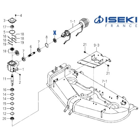 Bague d'Étanchéité ISEKI (8595-201-025-00)