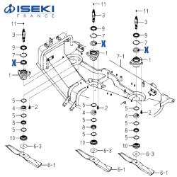 Roulement Palier ISEKI (V600-110-690-80)