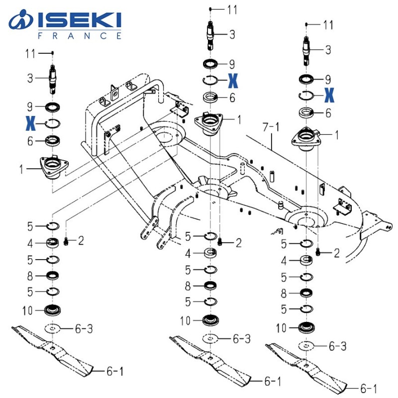 Circlip ISEKI (V705-140-062-00)