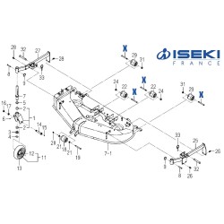 Axe de Galet ISEKI (8663-501-051-00)