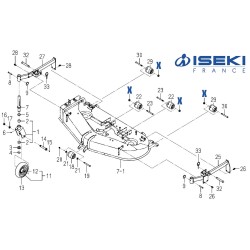 Écrou d'Axe ISEKI (V360-260-012-00)