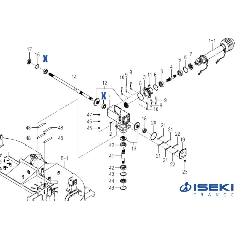 Roulement ISEKI (8680-201-009-00)