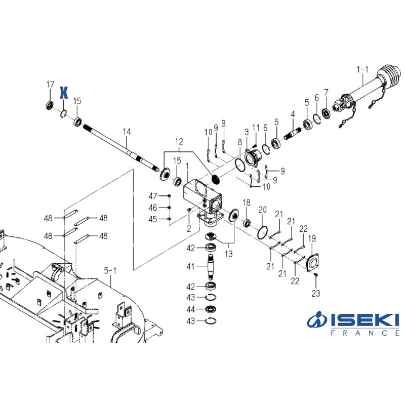 Circlip ISEKI (V705-140-047-00)