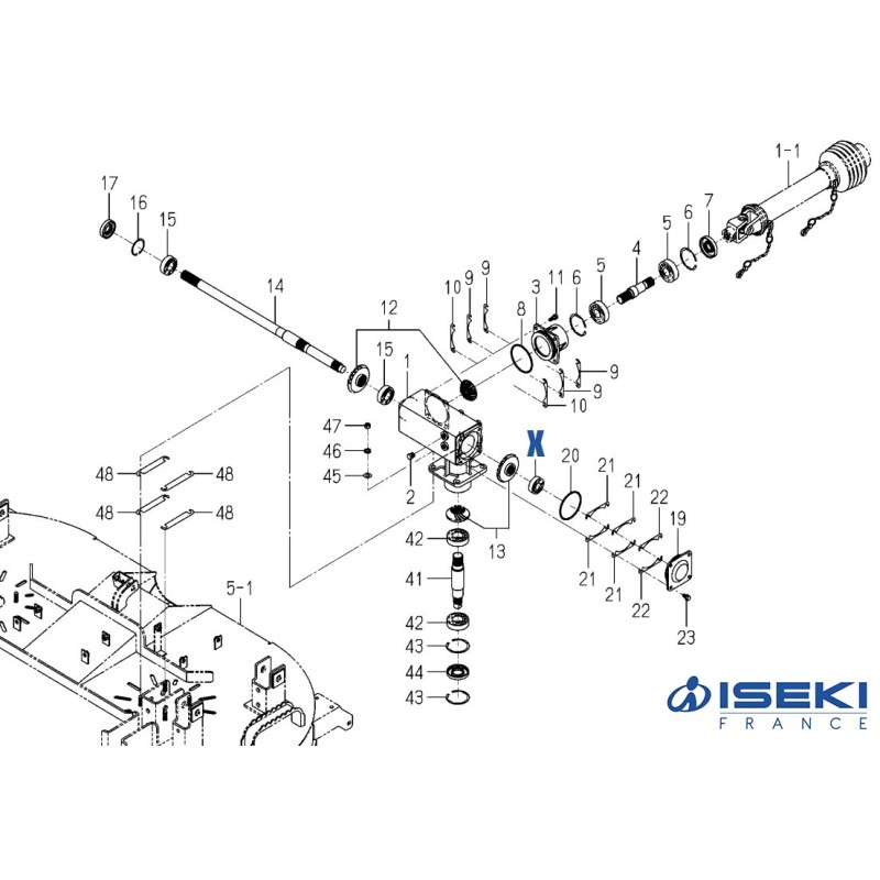 Roulement Hydro ISEKI (V600-110-620-40)