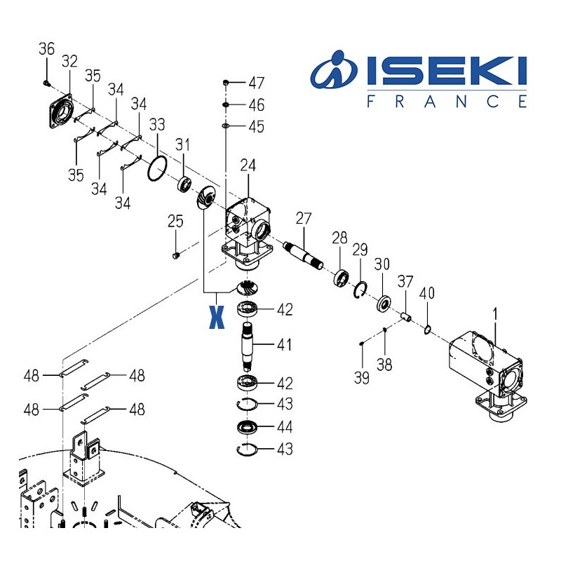 Couple Conique ISEKI (8667-201-530-00)