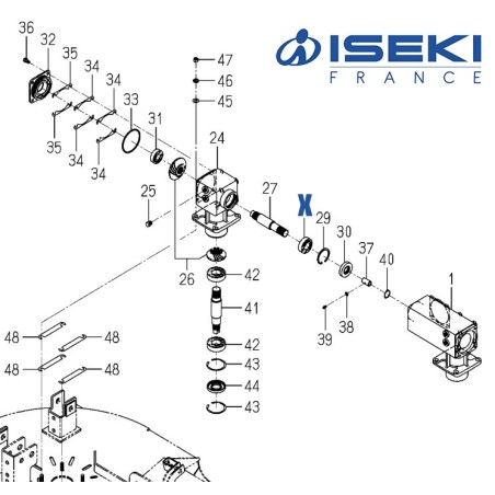 Roulement ISEKI (8680-201-009-00)