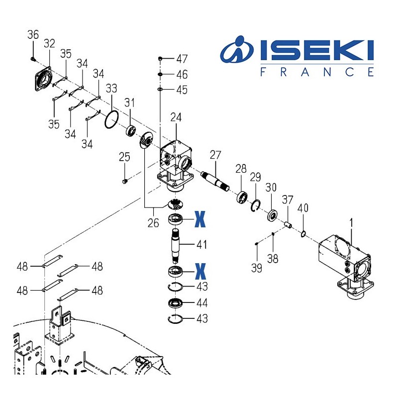 Roulement ISEKI (V600-110-620-60)