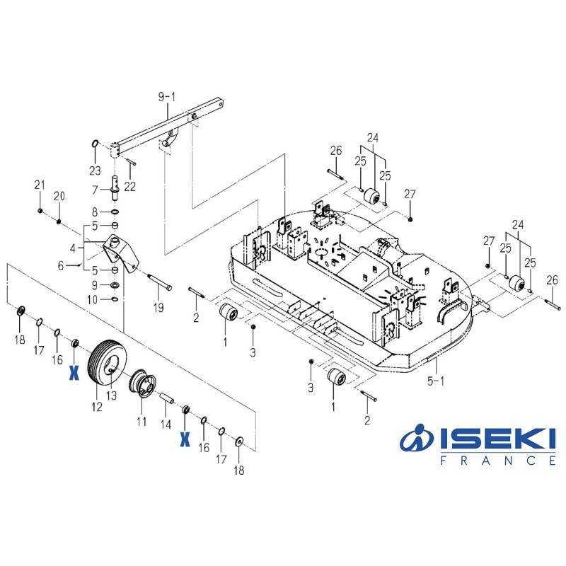 Roulement ISEKI (8680-501-001-00)