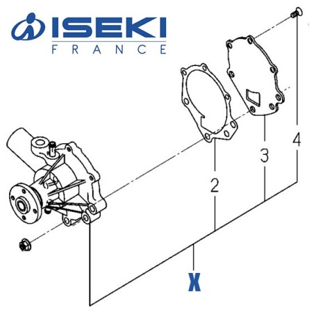 Pompe à Eau ISEKI (6213-610-011-20)