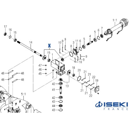 Couple Conique ISEKI (8668-201-510-00)