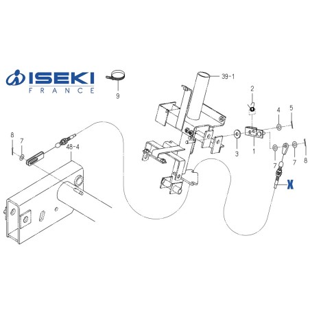 Câble d'Embrayage ISEKI (1770-264-220-00)