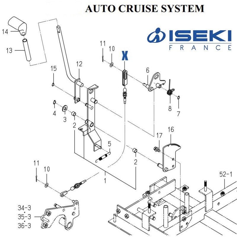 Câble ISEKI (1770-274-200-00)
