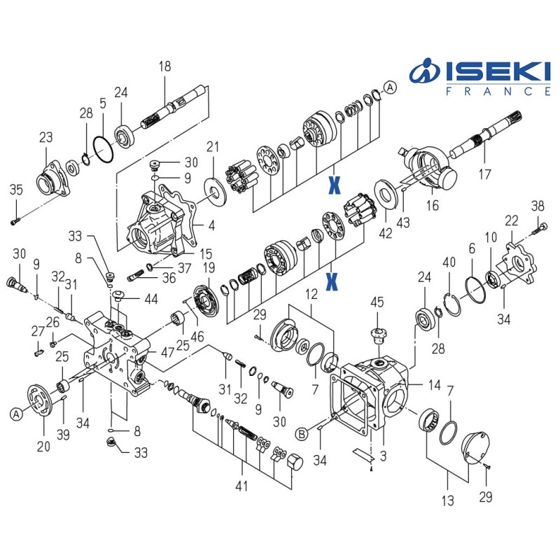 Barillet ISEKI (1740-202-530-00)