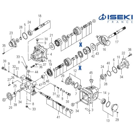 Barillet ISEKI (1740-202-530-00)
