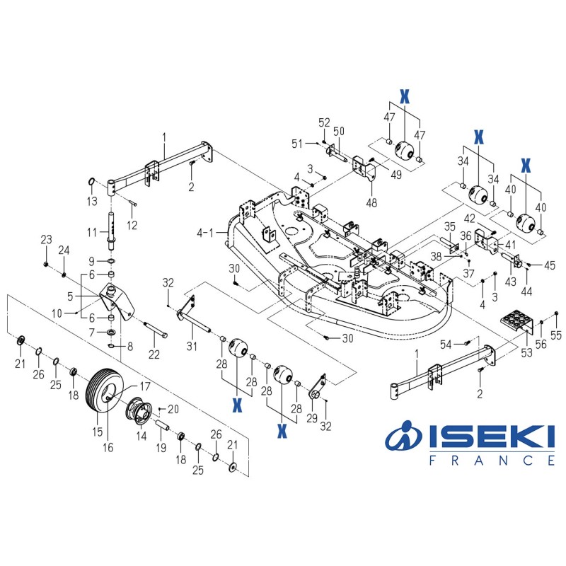 Rouleau ISEKI (8654-501-280-10)