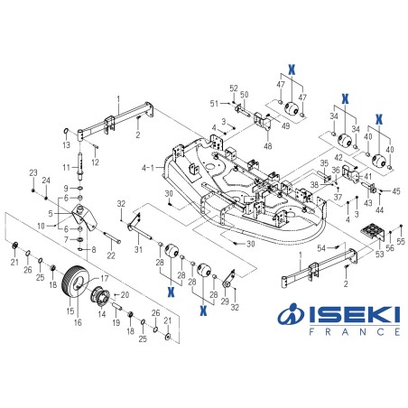 Rouleau ISEKI (8654-501-280-10)