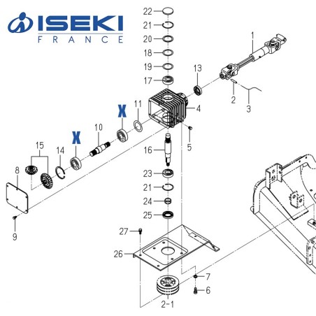 Roulement ISEKI (7932-201-002-00)