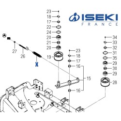 Ressort ISEKI (8654-203-003-00)