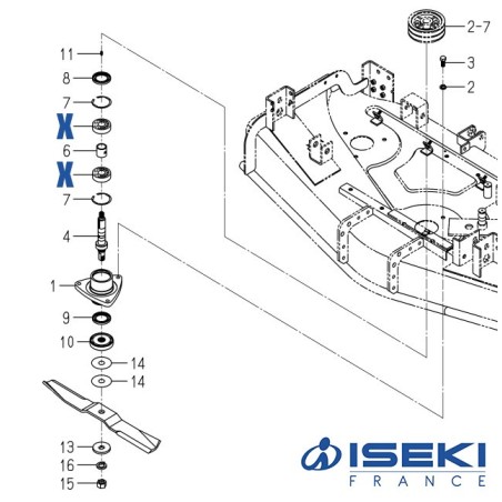 Roulement ISEKI (V600-110-630-50)