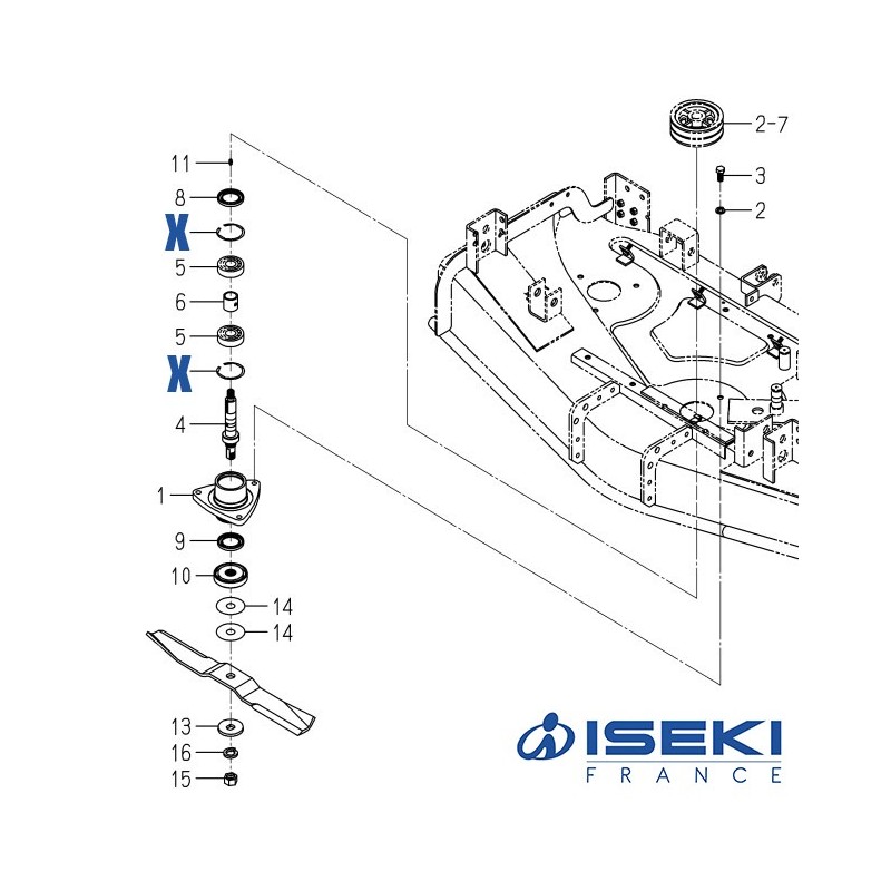 Circlip ISEKI (V705-140-062-00)