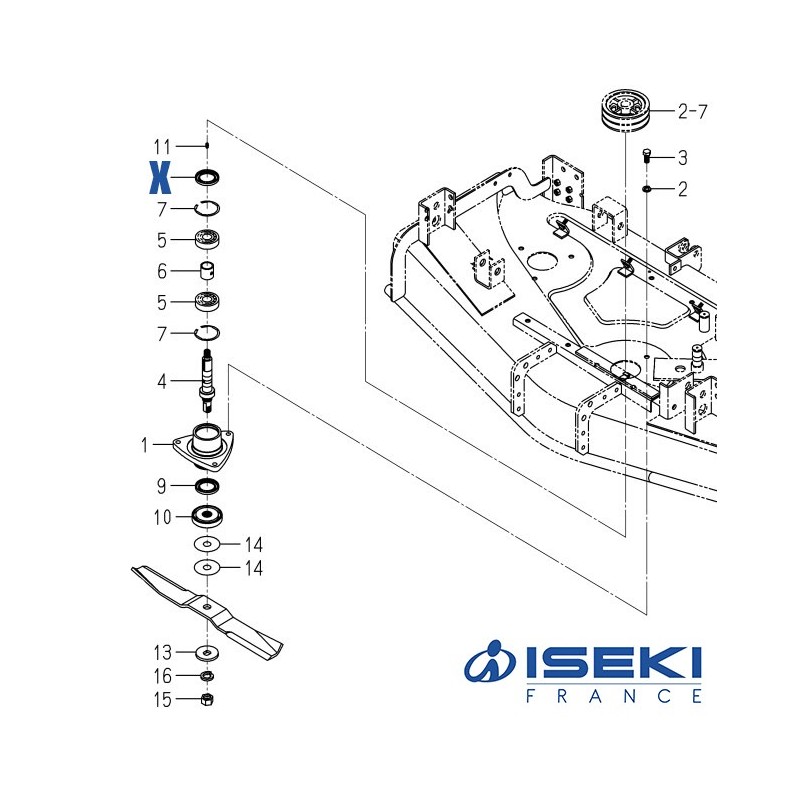 Bague d'Étanchéité ISEKI (8654-301-004-00)