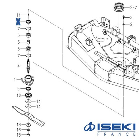 Bague d'Étanchéité ISEKI (8654-301-004-00)