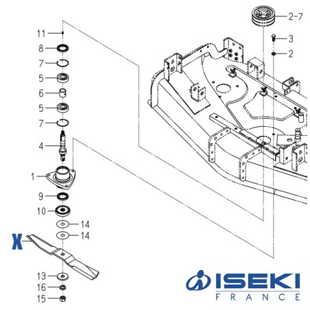 Lame ISEKI (86543060060X