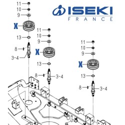 Poulie ISEKI (8654-202-002-20)