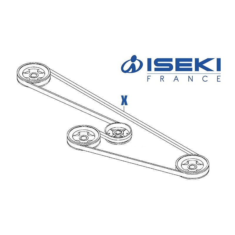 Courroie ISEKI (8654-203-091-00)