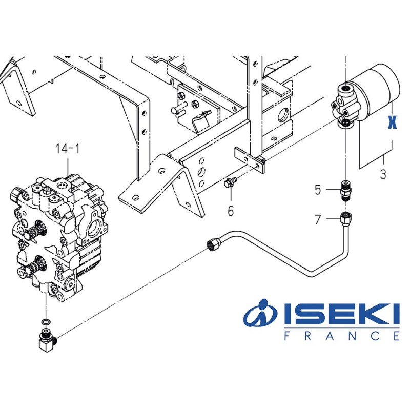 Filtre Hydro ISEKI (1771-510-251-00/A)