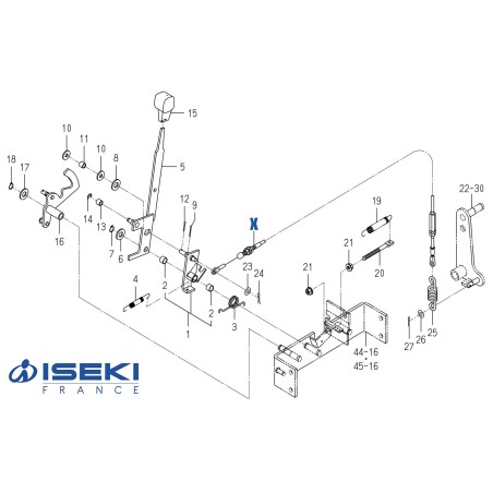 Câble PDF ISEKI (1771-273-250-10)