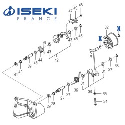 Circlip Galet tendeur SXG