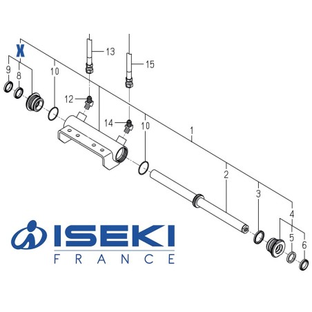 Kit Joints Vérin ISEKI (K167-005-310-10)