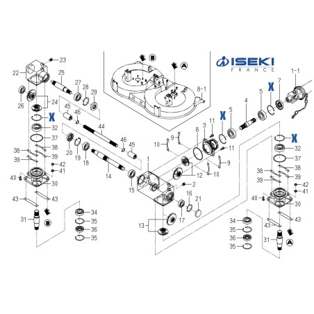 Circlip ISEKI (V705-140-062-00)