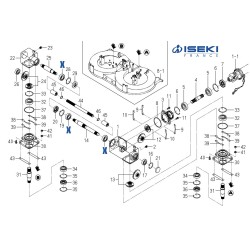 Roulement de Boîtier ISEKI (V600-110-620-50)
