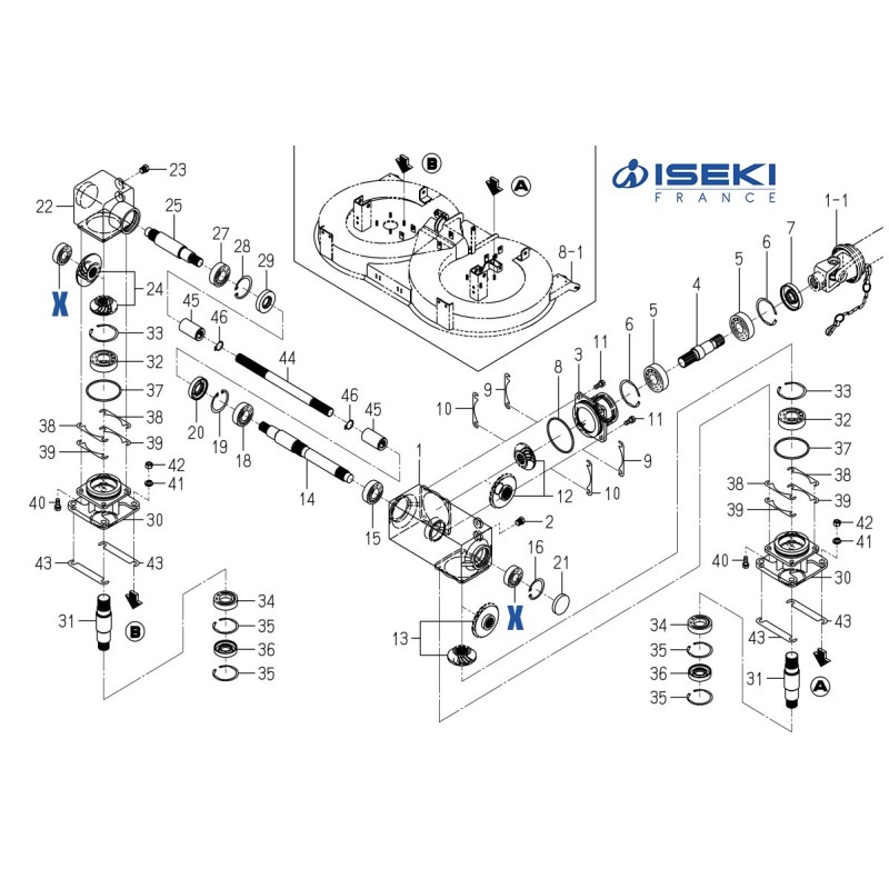 Roulement ISEKI (V600-110-620-40)