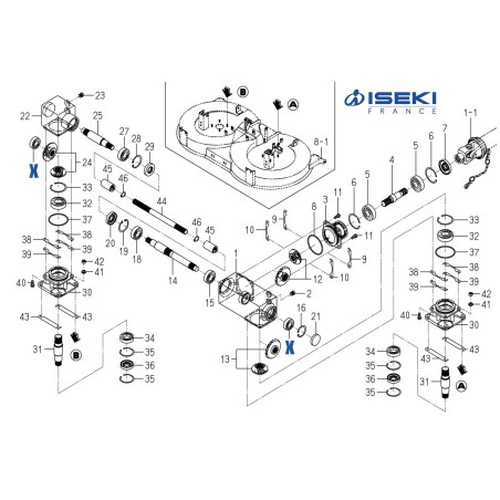 Roulement ISEKI (V600-110-620-40)