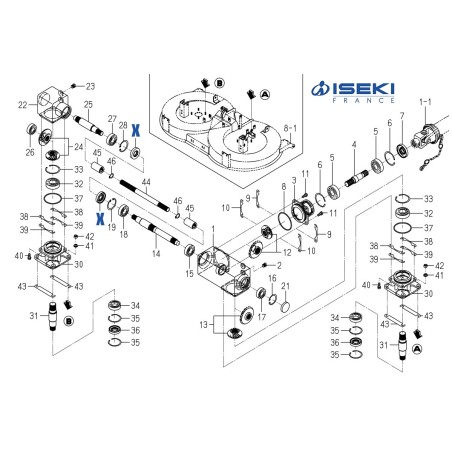 Bague d'Étanchéité ISEKI (V744-125-521-00)