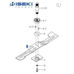 Lame Gauche ISEKI (8667-306-011-00)