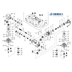 Jeu de 2 Pignons ISEKI (8667-201-520-00)