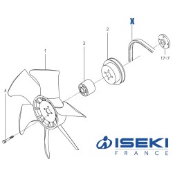 Courroie ISEKI (6213-671-056-00)