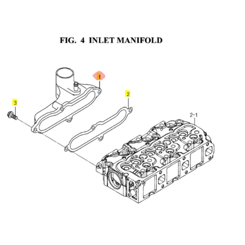 Assemblage collecteur d'admission