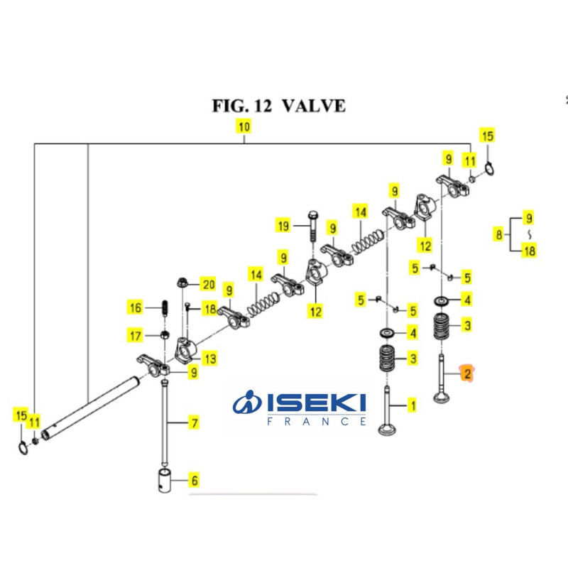 Soupape d'échappement