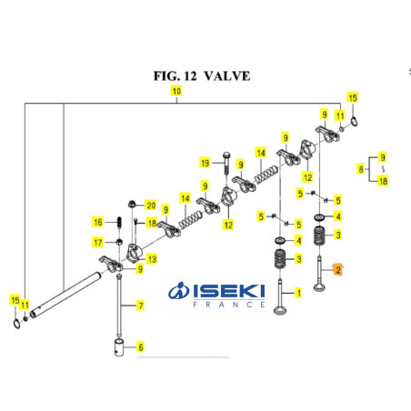Soupape d'échappement
