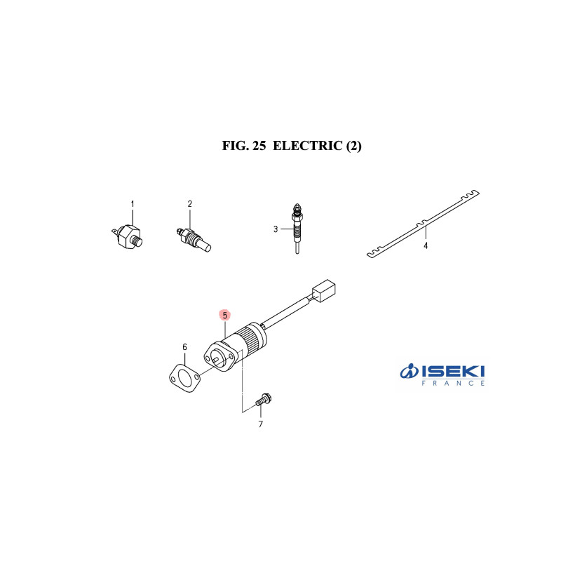 Solenoide d'arret moteur