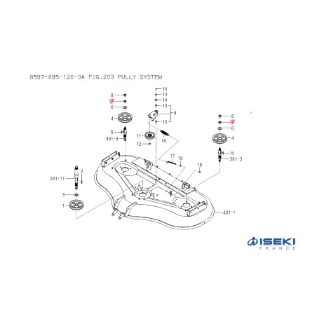 Rondelles frein - sac 10