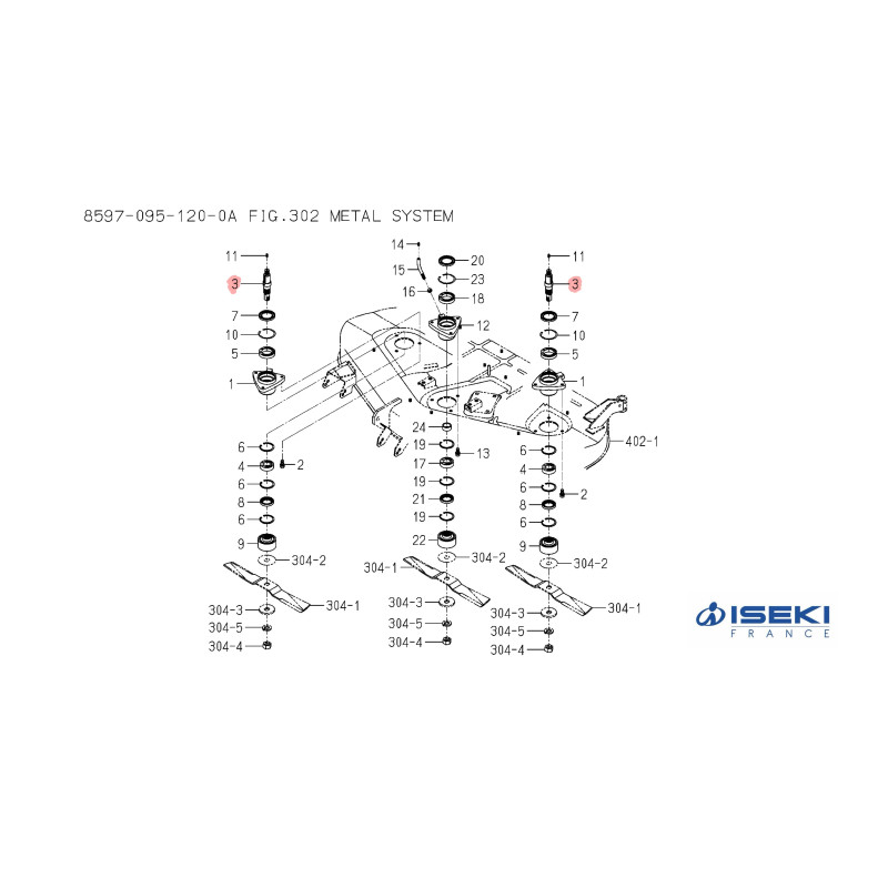 Arbre de palier NM (PR SSM48F)